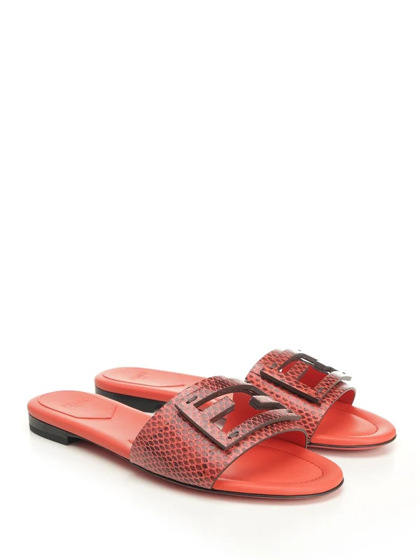 Fendi Red Slides - Image 2