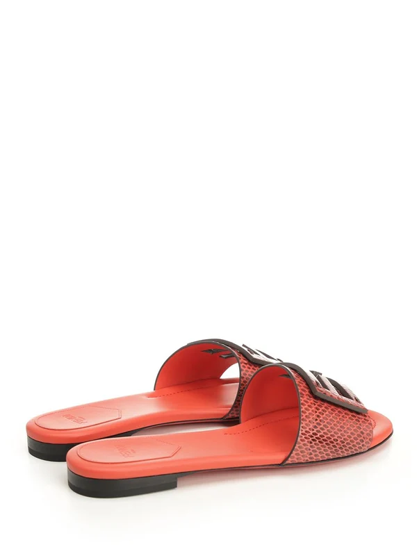 Fendi Red Slides - Image 3
