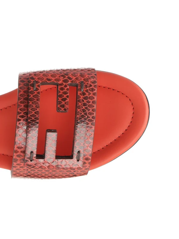 Fendi Red Slides - Image 4
