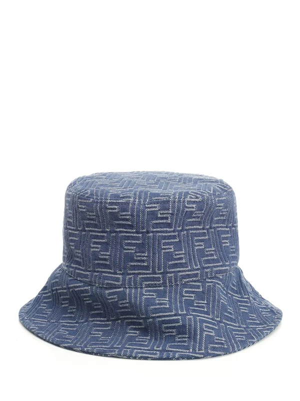 Fendi Blue Bucket Hats - Image 3