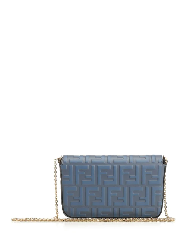 Fendi Ff Diamond Woc Blue Crossbody & Shoulder Bags - Image 3