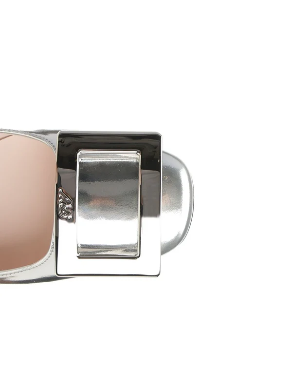 Roger Vivier Silver Pumps Heels - Image 4