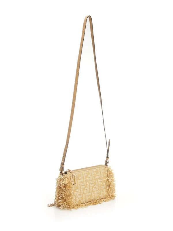 Fendi Baguette Pouch Beige Crossbody & Shoulder Bags - Image 2