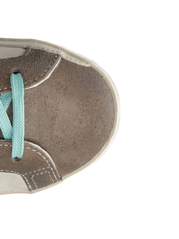 Golden Goose Grey Low Top Sneakers - Image 4