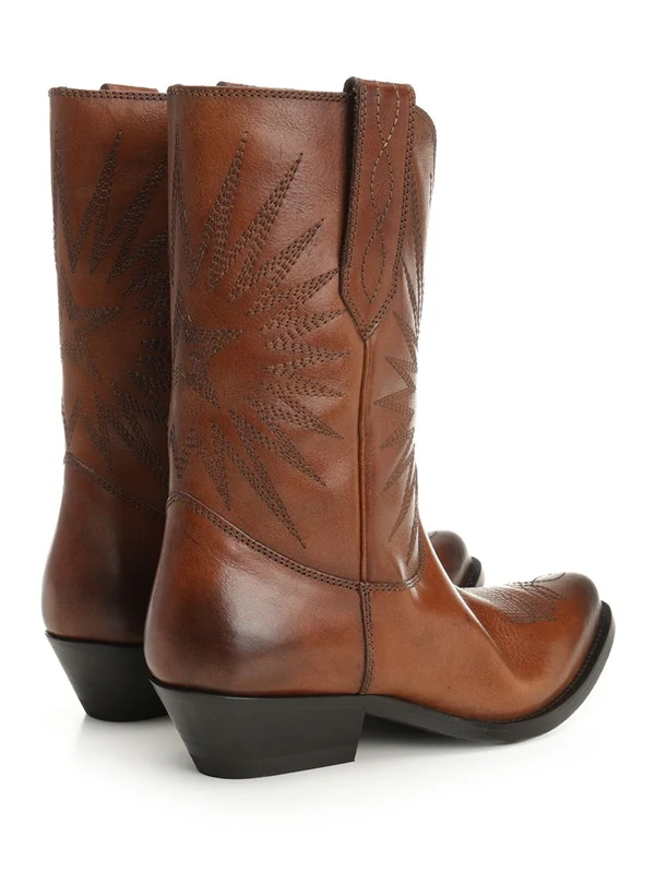 Golden Goose Brown Ankle Boots - Image 3