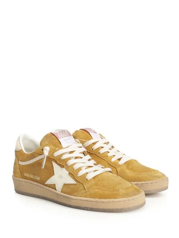 Golden Goose Brown Low Top Sneakers - Image 2