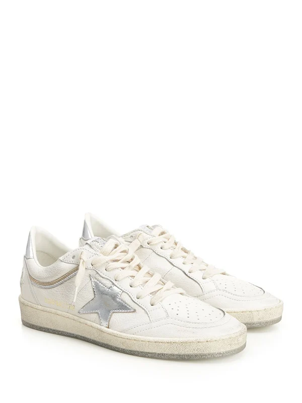 Golden Goose White Low Top Sneakers - Image 2