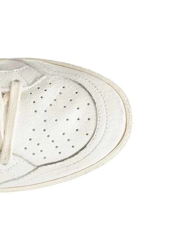 Golden Goose White Low Top Sneakers - Image 4