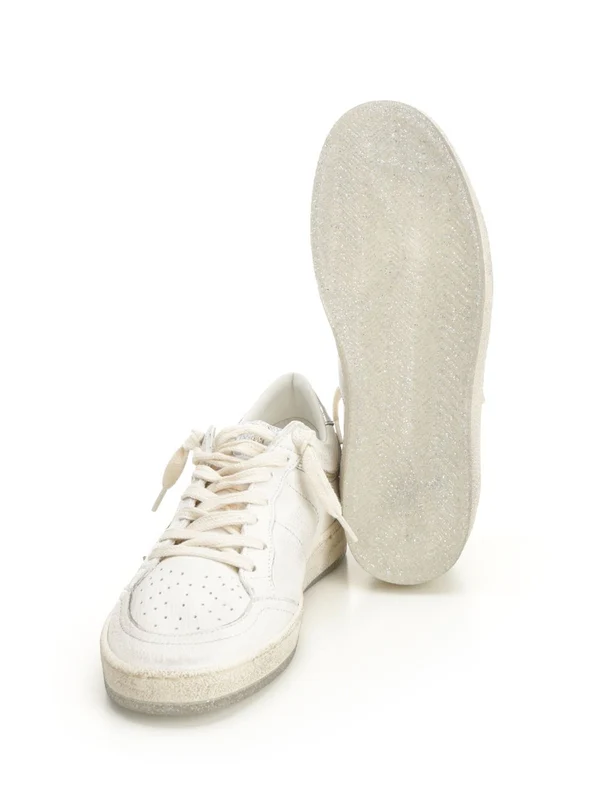 Golden Goose White Low Top Sneakers - Image 5