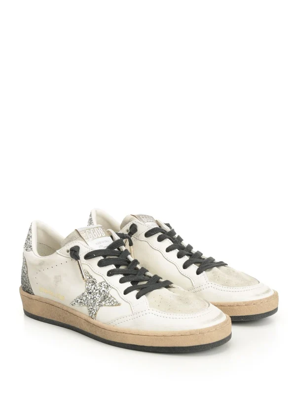 Golden Goose White Low Top Sneakers - Image 2