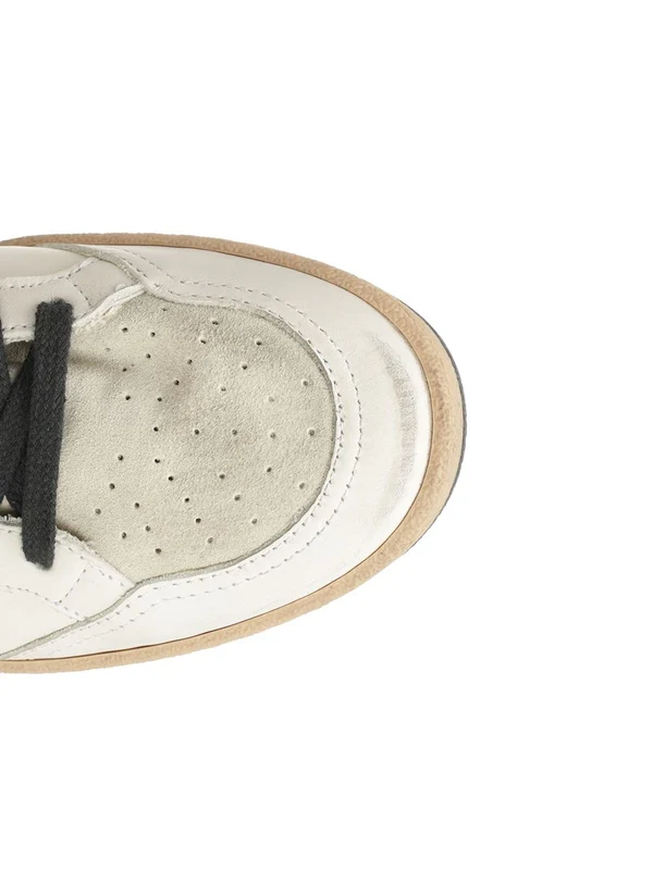 Golden Goose White Low Top Sneakers - Image 4