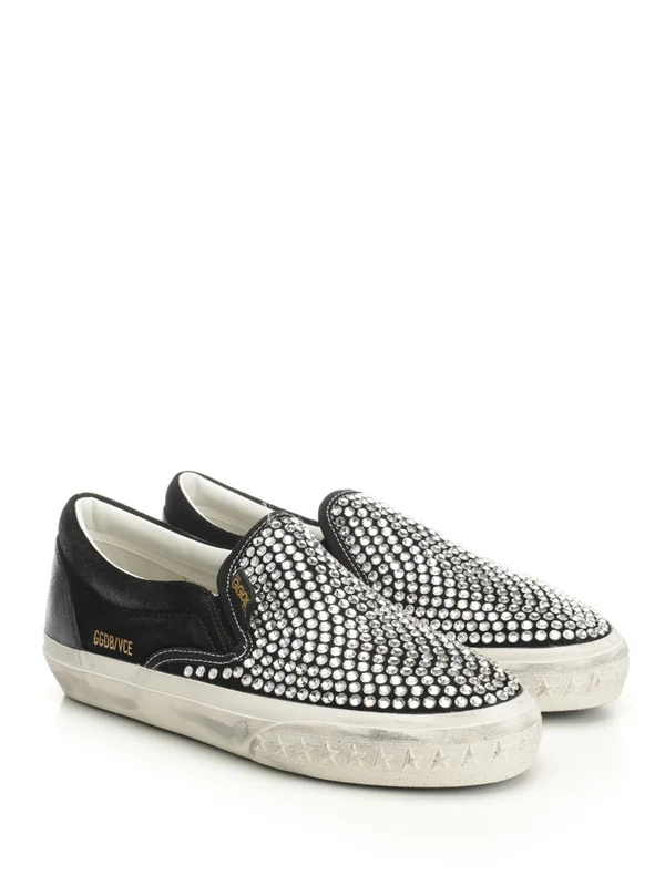Golden Goose Black Low Top Sneakers - Image 2