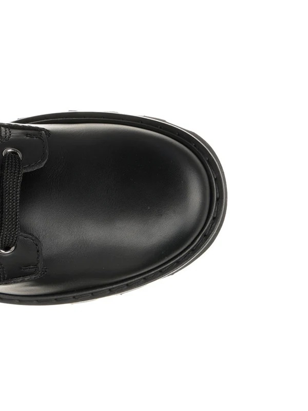 Roger Vivier Black Lace-Up Boots - Image 4