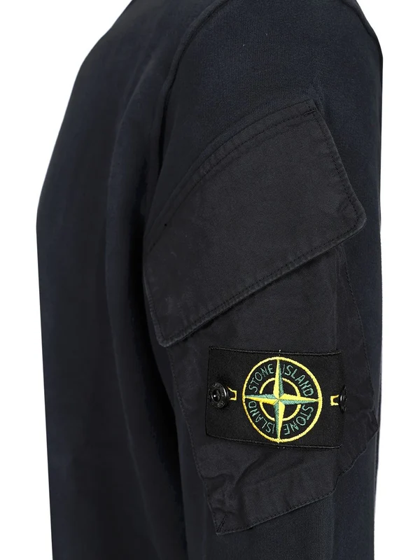Stone Island Navy Sweatshirts - Image 5