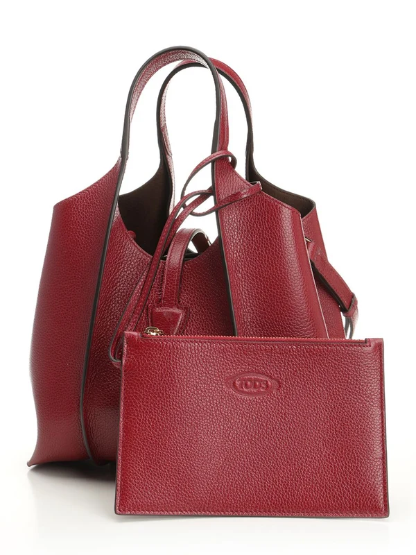 Tod'S Burgundy Tote Bags - Image 5