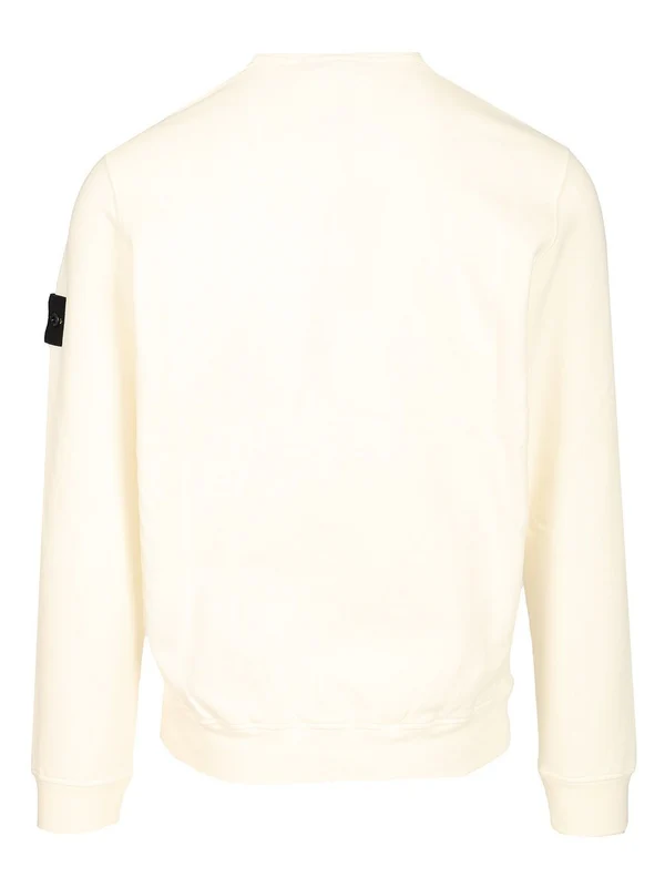 Stone Island White Sweatshirts - Image 2