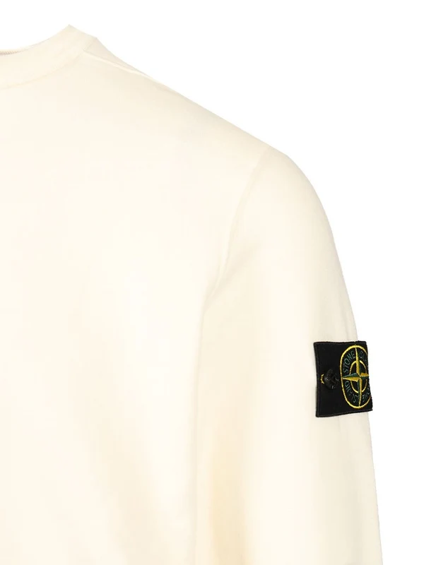 Stone Island White Sweatshirts - Image 4