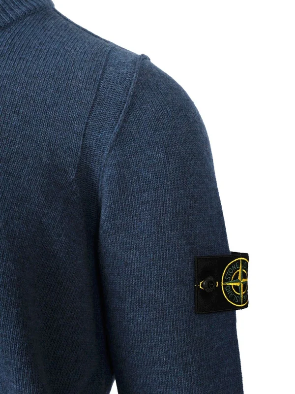 Stone Island Blue Knitted - Image 4