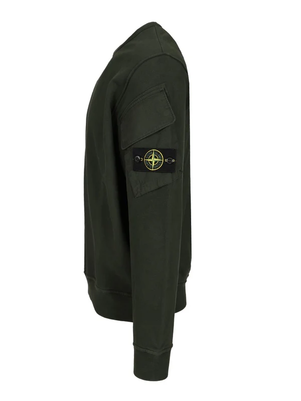 Stone Island Green Sweatshirts - Image 3