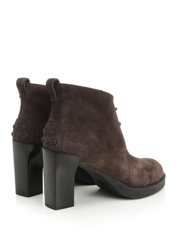 Tod'S Brown Ankle Boots - Image 3