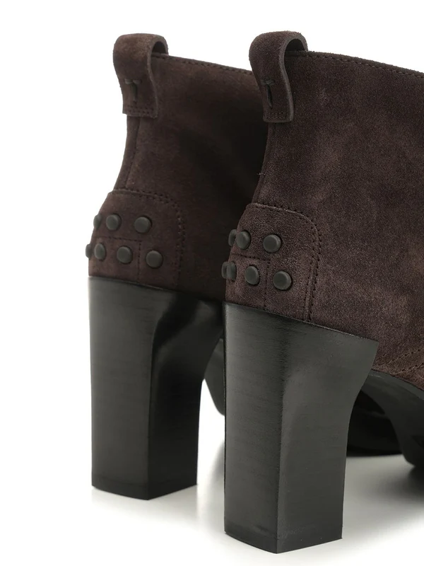 Tod'S Brown Ankle Boots - Image 6
