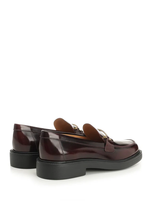 Tod'S Burgundy Loafers - Image 2