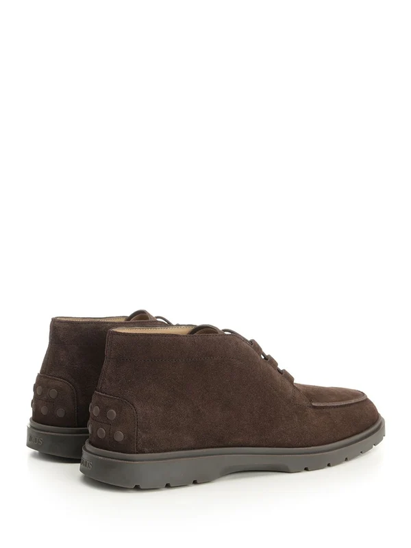Tod'S Brown Lace-Up Boots - Image 3