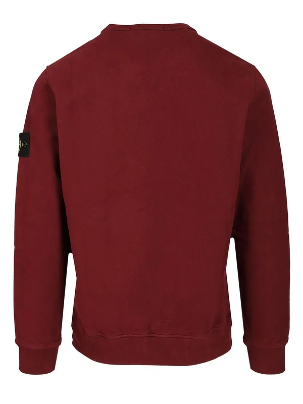 Stone Island Burgundy Sweatshirts - Image 2