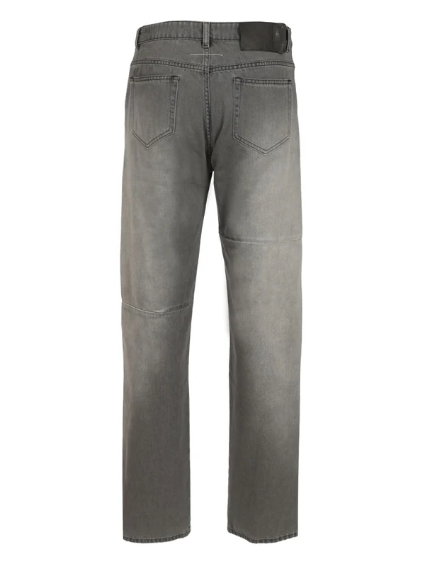 Mm6 Maison Margiela Black Denim Pants - Image 2