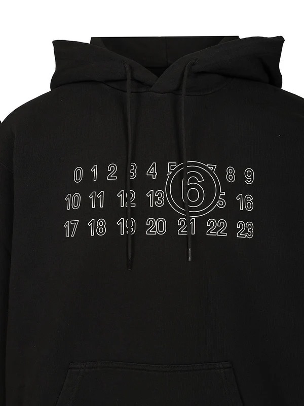 Mm6 Maison Margiela Black Hoodies - Image 3
