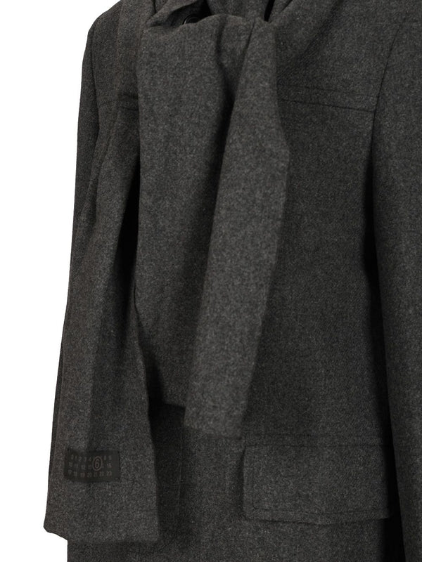 Mm6 Maison Margiela Grey Coats - Image 4