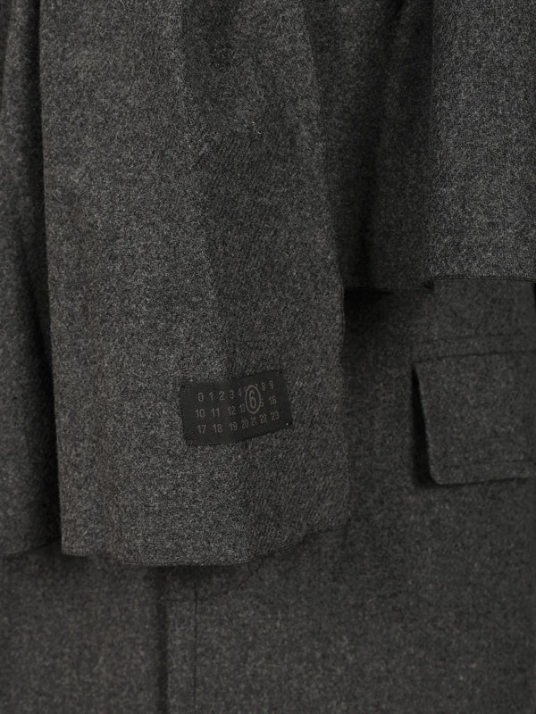 Mm6 Maison Margiela Grey Coats - Image 5