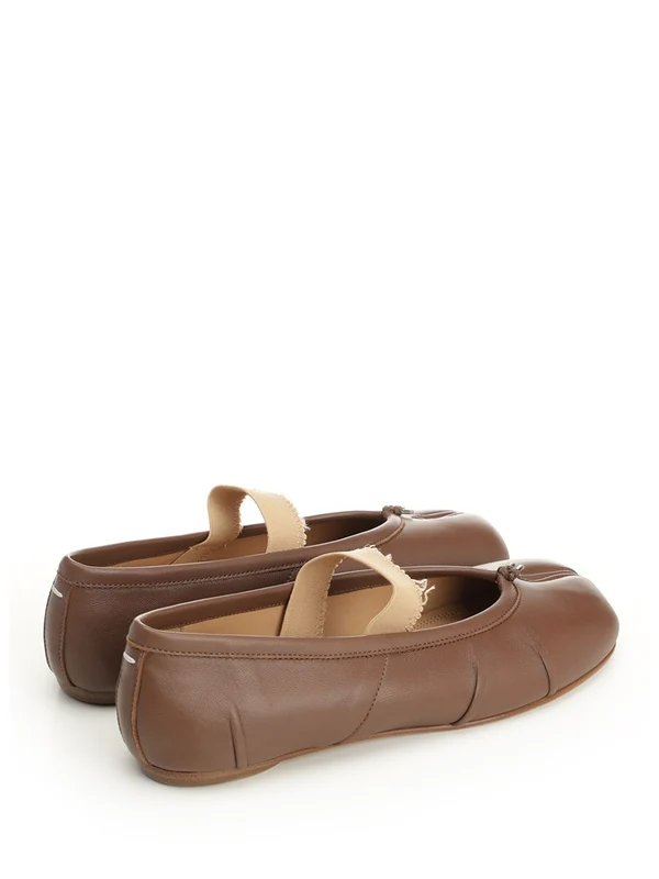 Maison Margiela Brown Flat Shoes - Image 3