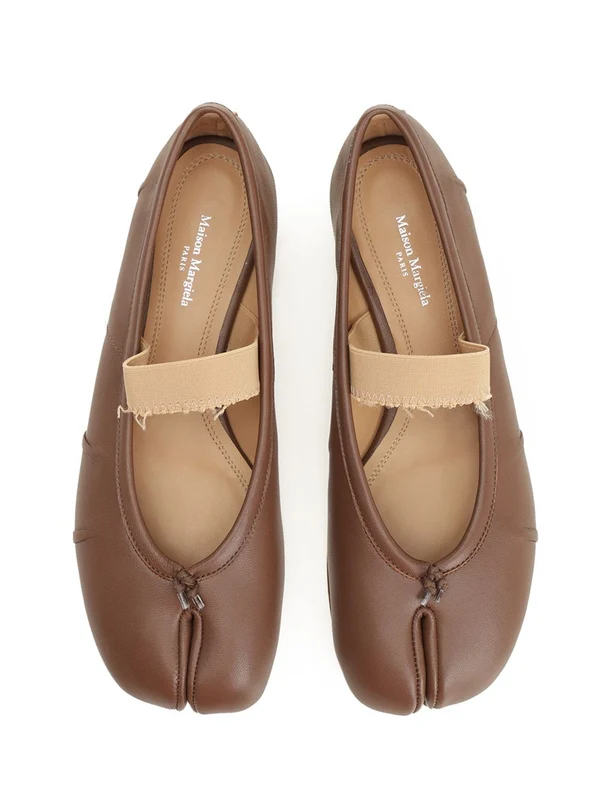 Maison Margiela Brown Flat Shoes - Image 5