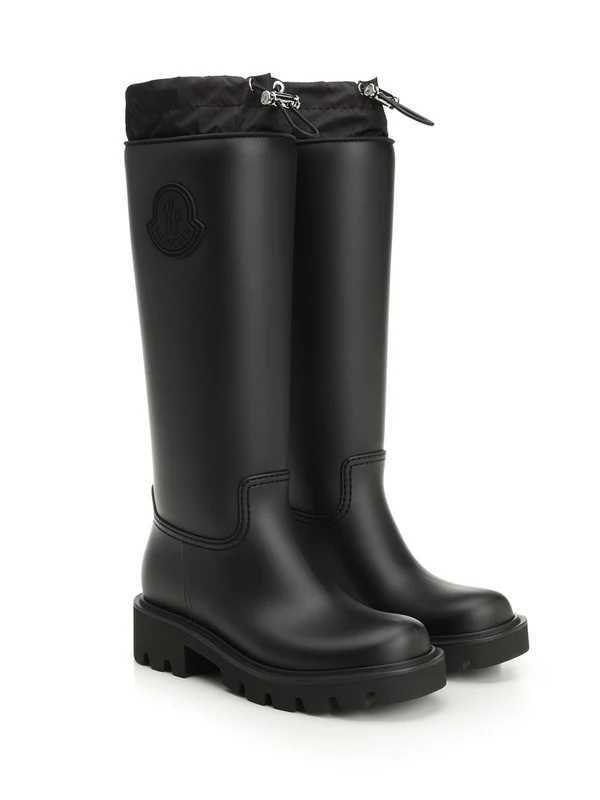 Moncler Black High Boots - Image 2