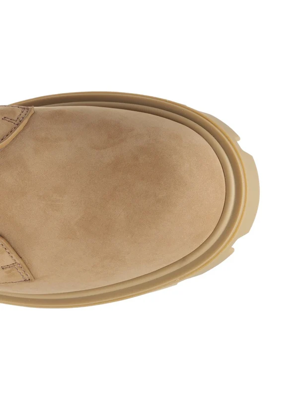 Moncler Beige Lace-Up Boots - Image 4