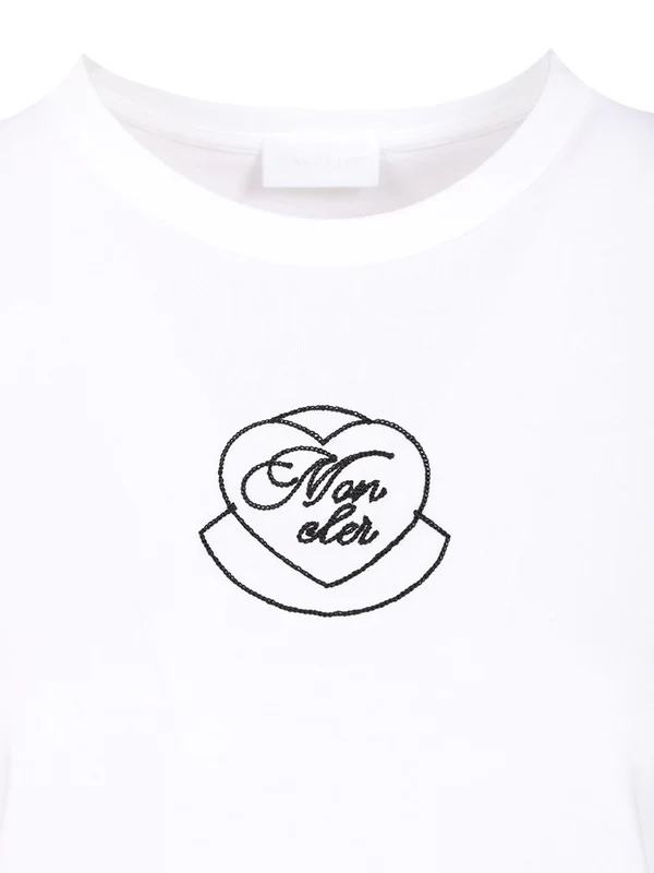 Moncler White Half Sleeve - Image 3