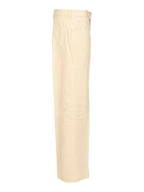 Rick Owens White Denim Pants - Image 3
