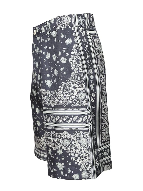 Fendi Blue Shorts - Image 3