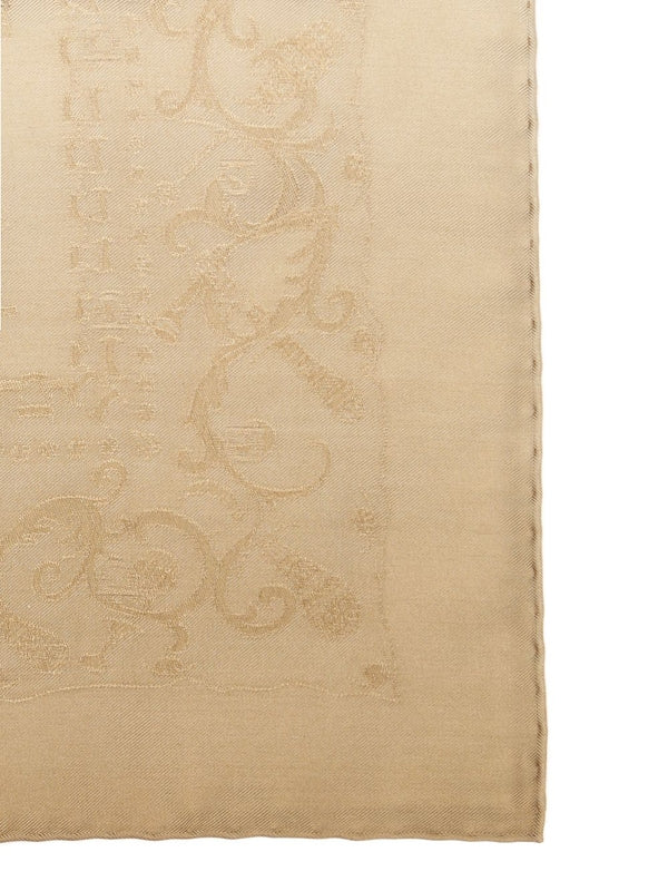 Ferragamo Beige Silk Mufflers - Image 2