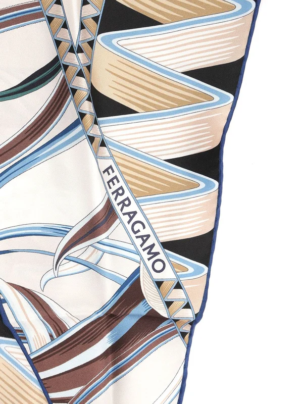 Ferragamo Multicolor Silk Mufflers - Image 2