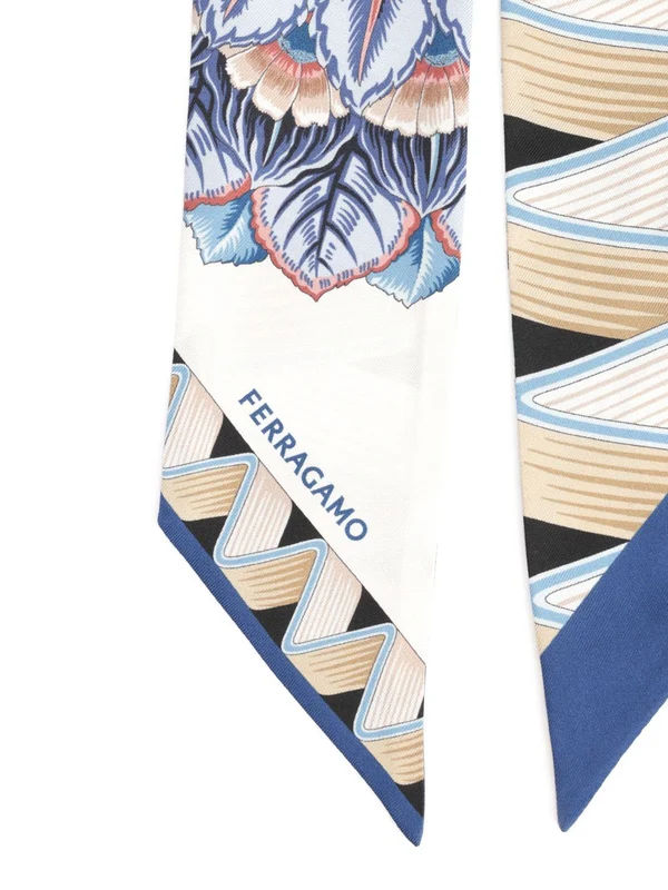 Ferragamo Multicolor Silk Mufflers - Image 2