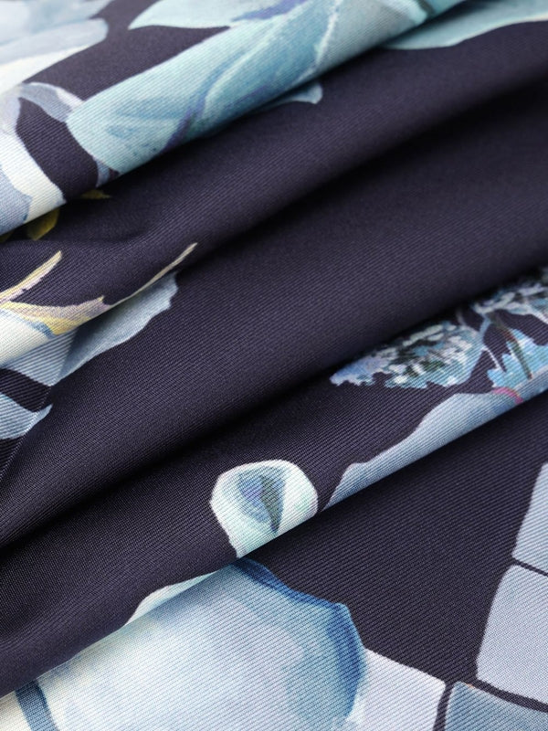 Ferragamo Blue Silk Mufflers - Image 3
