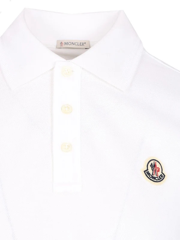 Moncler White Polo Shirts - Image 3