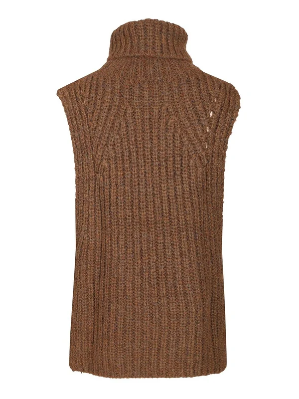 Isabel Marant Brown Wool Mufflers - Image 2
