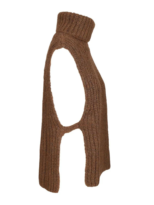 Isabel Marant Brown Wool Mufflers - Image 3