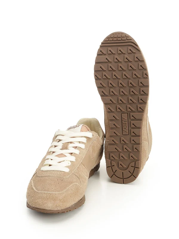 Autry Beige Low Top Sneakers - Image 5