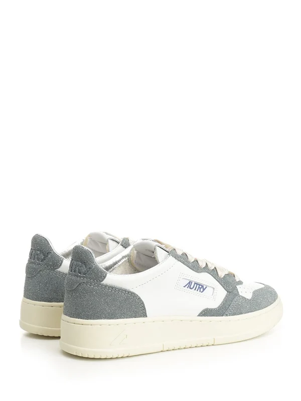 Autry White Blue Low Top Sneakers - Image 3