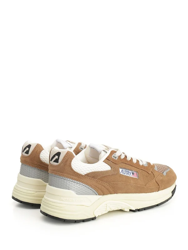 Autry Brown Low Top Sneakers - Image 3