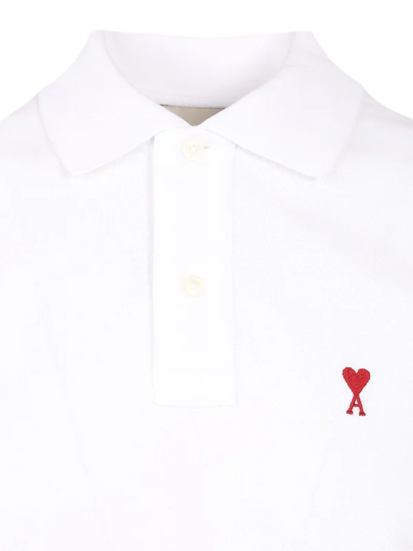 Ami White Polo Shirts - Image 3